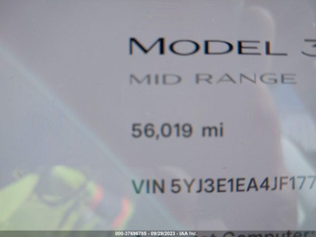 5YJ3E1EA4JF177823 Tesla Model 3 Range Battery