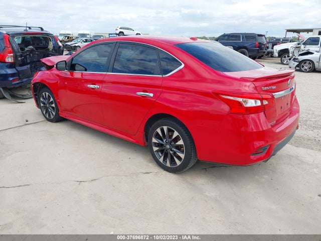 2016 NISSAN SENTRA SR VIN: 3N1AB7AP2GY274399