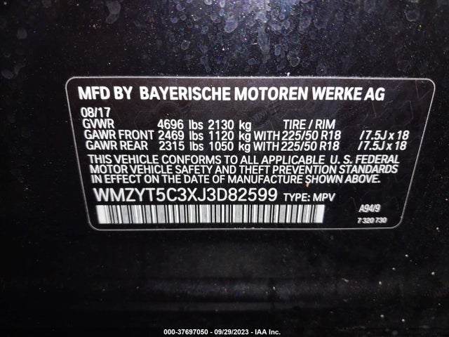 2018 MINI COUNTRYMAN WMZYT5C3XJ3D82599 Photo 8
