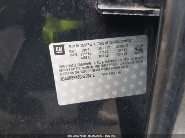 2G4GK5EX6G9208472 Buick Regal