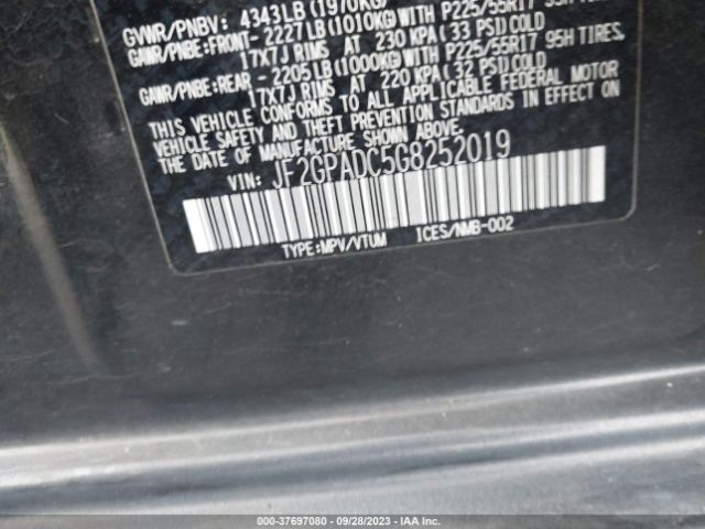 JF2GPADC5G8252019 Subaru Crosstrek Premium