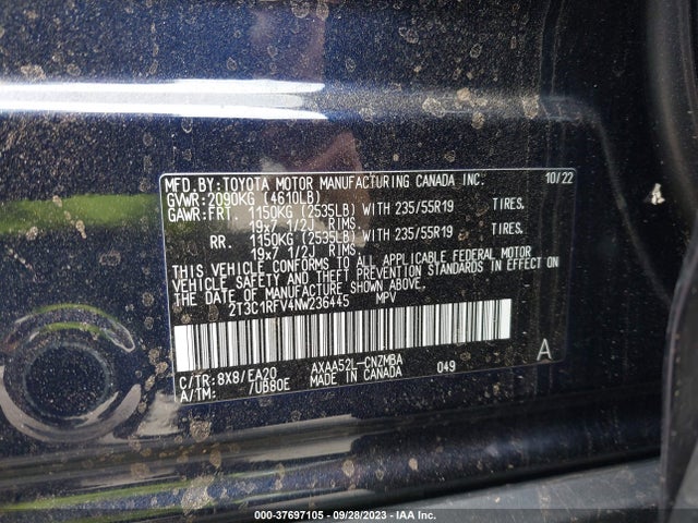 Toyota Rav4 Xle Premium 2022 2T3C1RFV4NW236445 Image 9