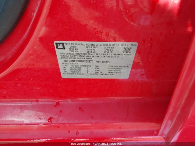 3GTU2NEC2HG223272 GMC Sierra 1500 Slt