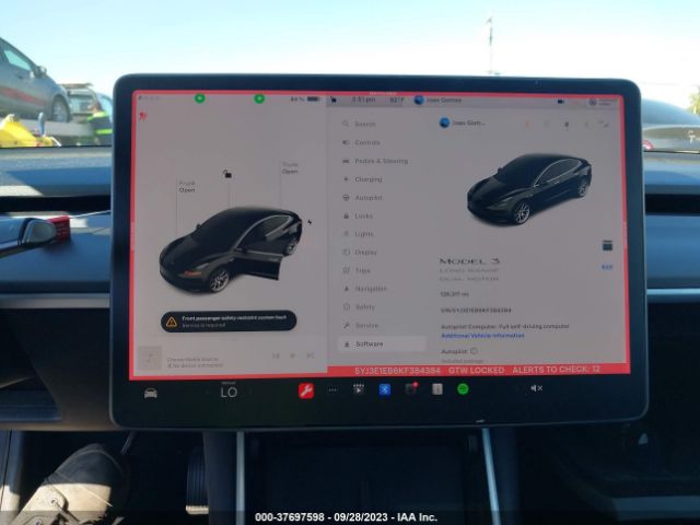 5YJ3E1EB6KF384384 Tesla Model 3 Long Range/performance