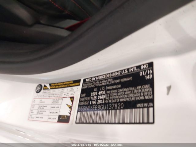 55SWF6EB8GU137820 Mercedes-Benz C-class C 450 Amg