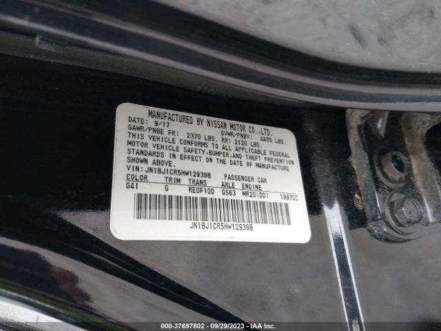 JN1BJ1CR5HW129398 Nissan Rogue Sport Sl