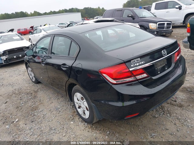 Honda Civic Sedan Lx 2014 2HGFB2F57EH524608 Image 3