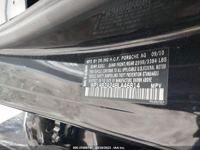 2011 PORSCHE CAYENNE WP1AB2A24BLA46814 Photo 8