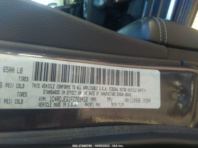 1C4RDJEG1FC223453 Dodge Durango Citadel