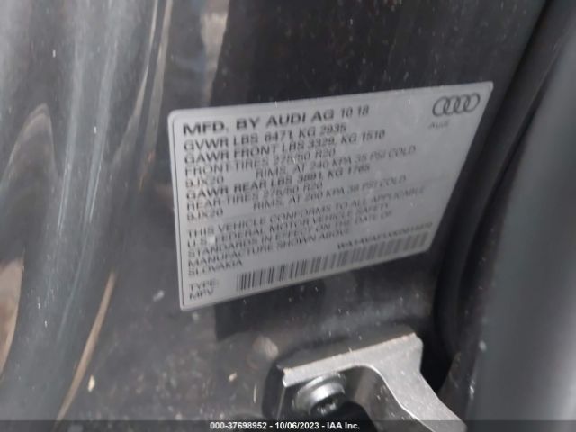 WA1AVAF1XKD014070 Audi Q8 55 Premium