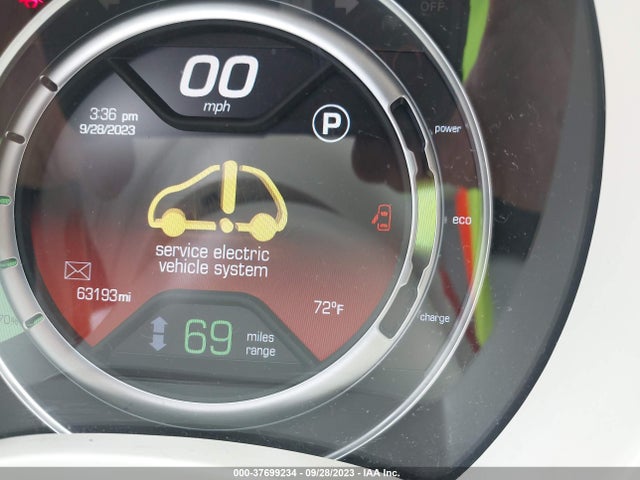 2013 FIAT 500E BATTERY ELECTRIC 3C3CFFGE9DT712651 Photo 6