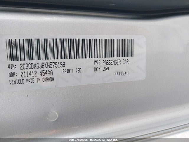 Dodge Charger Scat Pack 2019 2C3CDXGJ8KH579198 Image 9