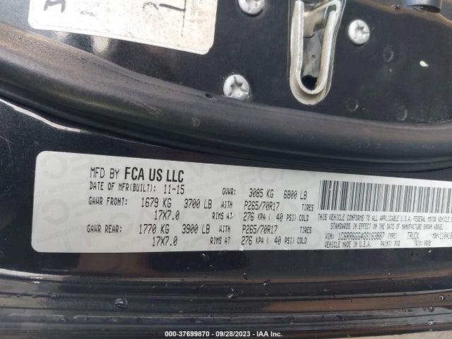 RAM 1500 Slt 2016 1C6RR6GG4GS163887 Image 9