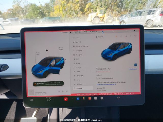 7SAYGDEF7PF692436 Tesla Model Y Performance