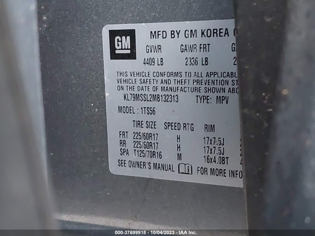 Chevrolet Trailblazer Awd Activ 2021 KL79MSSL2MB132313 Image 9
