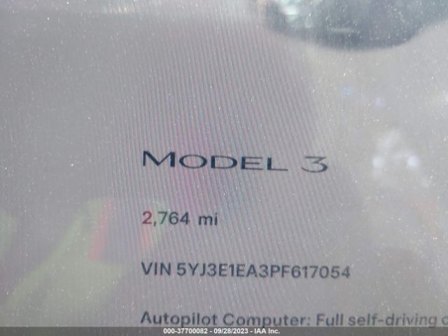 5YJ3E1EA3PF617054 Tesla MODEL 3