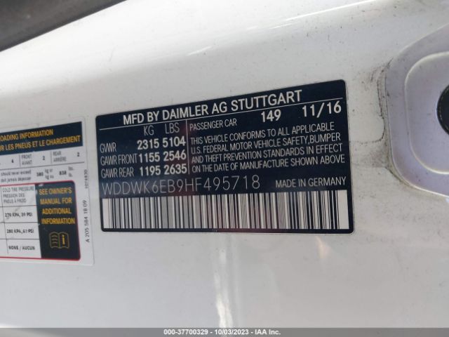 2017 MERCEDES-BENZ C-CLASS WDDWK6EB9HF495718 Photo 8