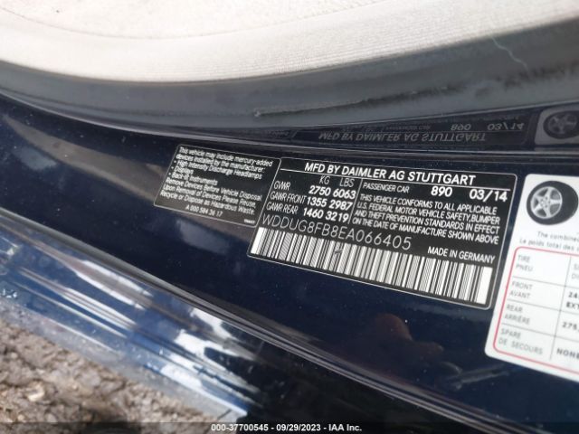 WDDUG8FB8EA066405 Mercedes-Benz S-class S 550