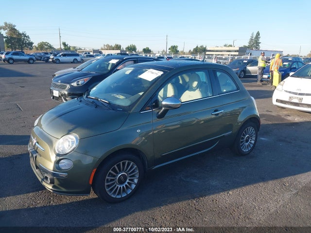 2012 FIAT 500 LOUNGE VIN: 3C3CFFCRXCT241116