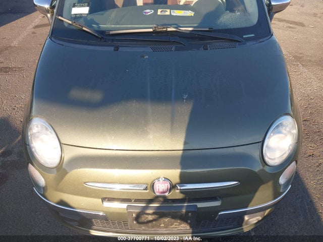 2012 FIAT 500 LOUNGE VIN: 3C3CFFCRXCT241116