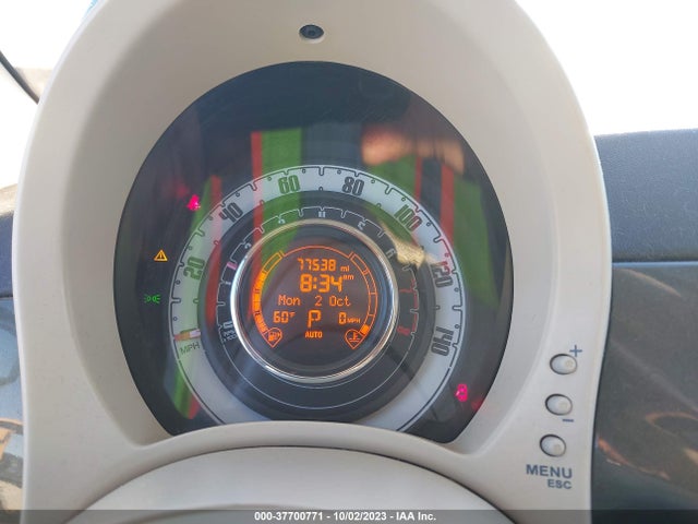 2012 FIAT 500 LOUNGE VIN: 3C3CFFCRXCT241116