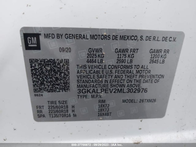 GMC Terrain Fwd Slt 2021 3GKALPEV2ML302976 Image 9