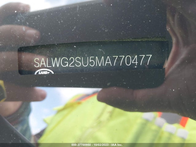 2021 LAND ROVER RANGE ROVER SPORT SE VIN: SALWG2SU5MA770477