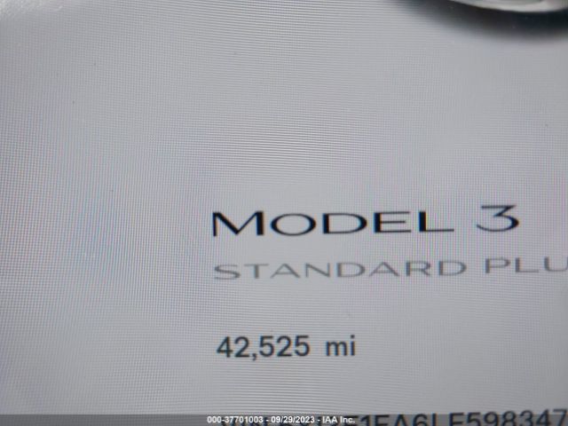 5YJ3E1EA6LF598347 Tesla Model 3 Standard Range