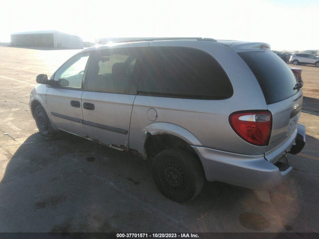 2007 DODGE GRAND CARAVAN SE VIN: 1D4GP24R87B172387