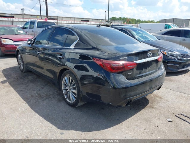 Продаж на аукціоні авто 2018 Infiniti Q50 3.0t Luxe, vin: JN1EV7AR8JM436914, номер лоту: 37701953