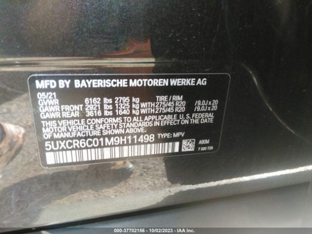 5UXCR6C01M9H11498 BMW X5 Xdrive40i