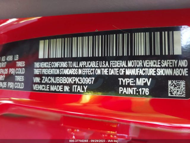 ZACNJBBB0KPK30967 Jeep Renegade Latitude