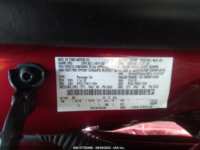 1FADP5AU9FL114197 Ford C-max Hybrid Se