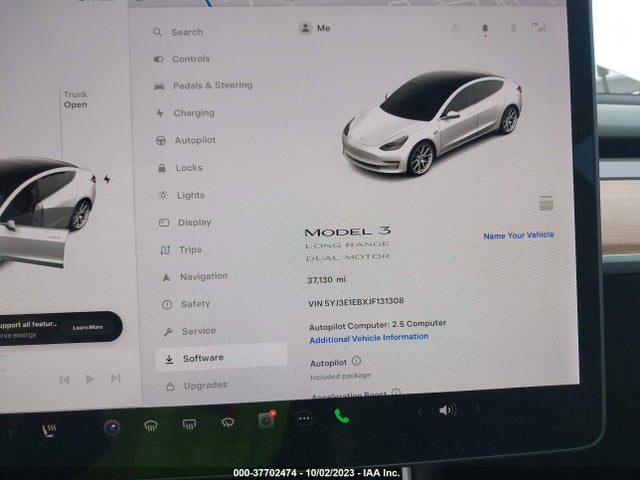 5YJ3E1EBXJF131308 Tesla Model 3 Long Range