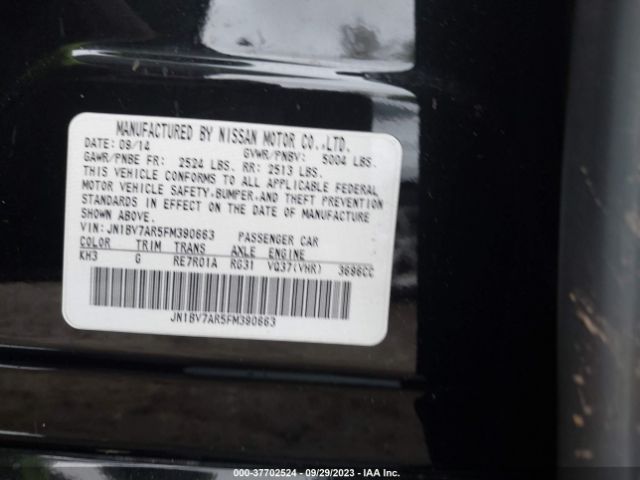 JN1BV7AR5FM390663 Infiniti Q50 SPORT