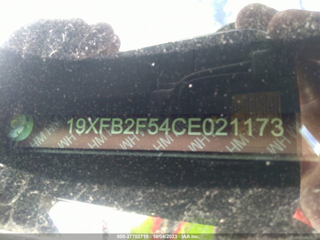 2012 HONDA CIVIC SDN LX VIN: 19XFB2F54CE021173