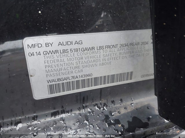 Audi S4 3.0t Premium Plus 2014 WAUBGAFL7EA143960 Image 9