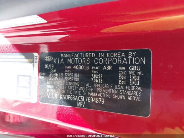 KNDP63AC5L7694879 KIA SPORTAGE S
