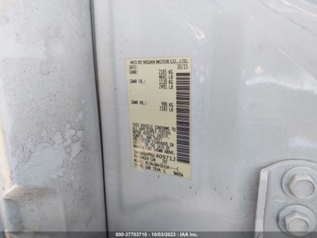 1N4AA6AP9GC409712 Nissan Maxima 3.5 S