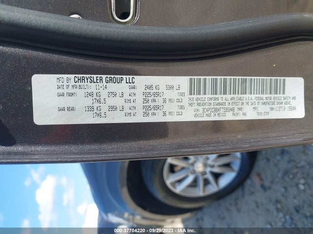 Dodge Journey Sxt 2015 3C4PDCBBXFT595048 Image 9