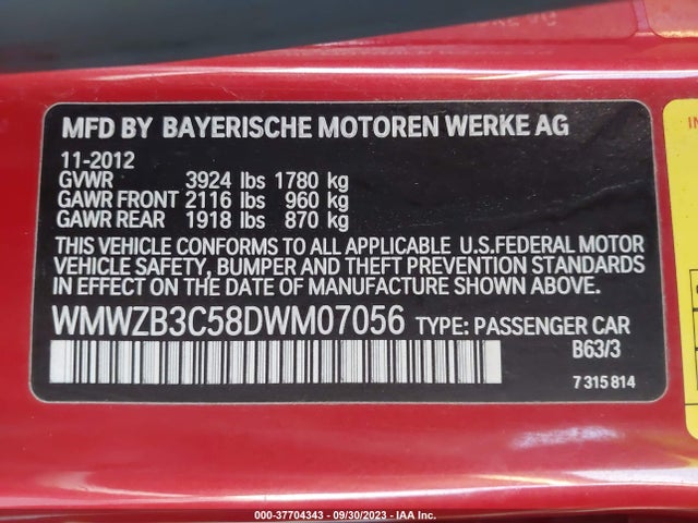 2013 MINI COOPER COUNTRYMAN WMWZB3C58DWM07056 Photo 8