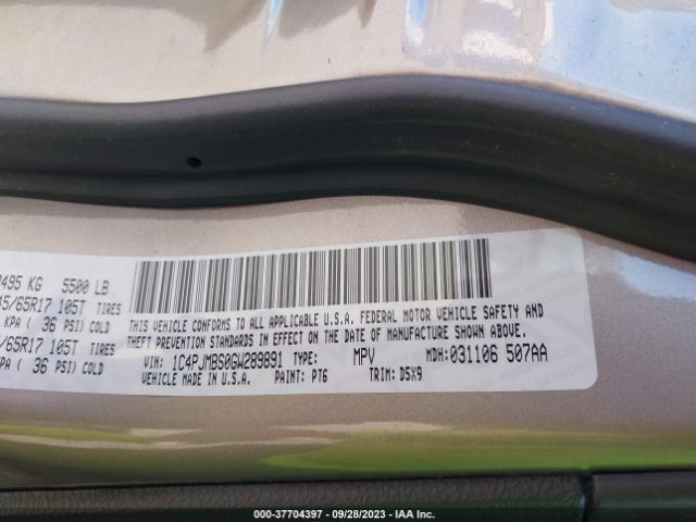 1C4PJMBS0GW289891 Jeep Cherokee Trailhawk