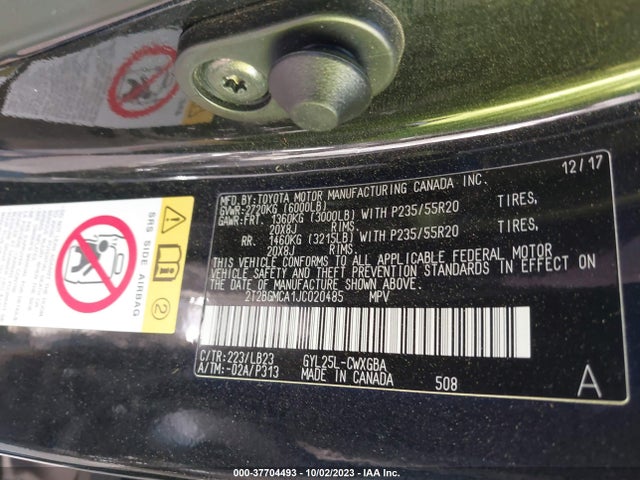 2T2BGMCA1JC020485 Lexus Rx Rx 450h