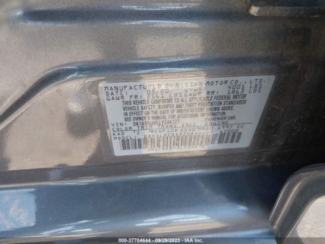 3N1AB8DV5LY244727 Nissan SENTRA SR