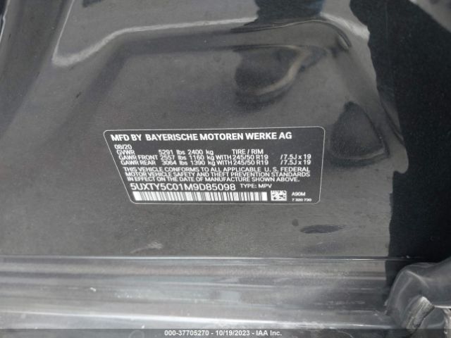 5UXTY5C01M9D85098 BMW X3 Xdrive30i