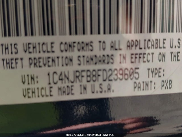 1C4NJRFB8FD239605 Jeep Patriot High Altitude Edition