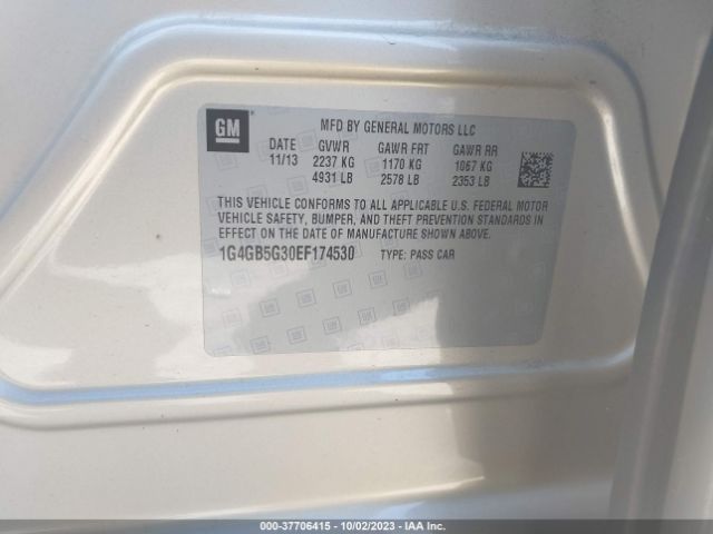1G4GB5G30EF174530 Buick Lacrosse Leather