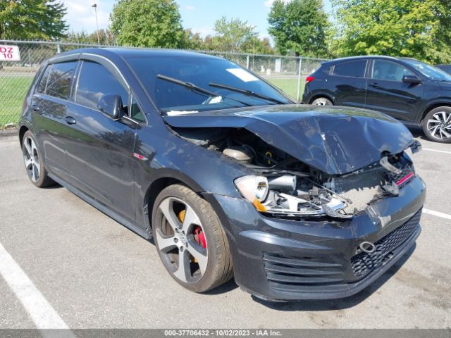 2015 Volkswagen Golf Gti 2.0t S 4-door მანქანა იყიდება აუქციონზე, vin: 3VW5T7AU6FM004676, აუქციონის ნომერი: 37706432