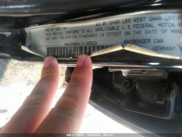 2001 AUDI A4 WAUDH68DX1A129523 Photo 8