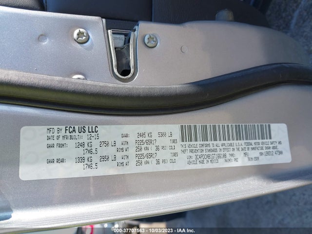 Dodge JOURNEY SE 2016 3C4PDCAB1GT166108 Image 9